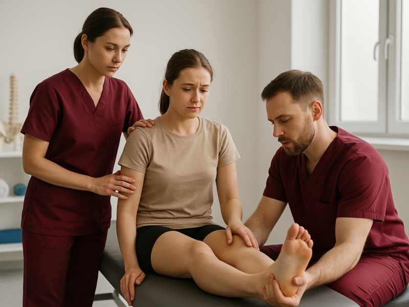 Terapia po skręceniu stawu skokowego – skuteczna rehabilitacja