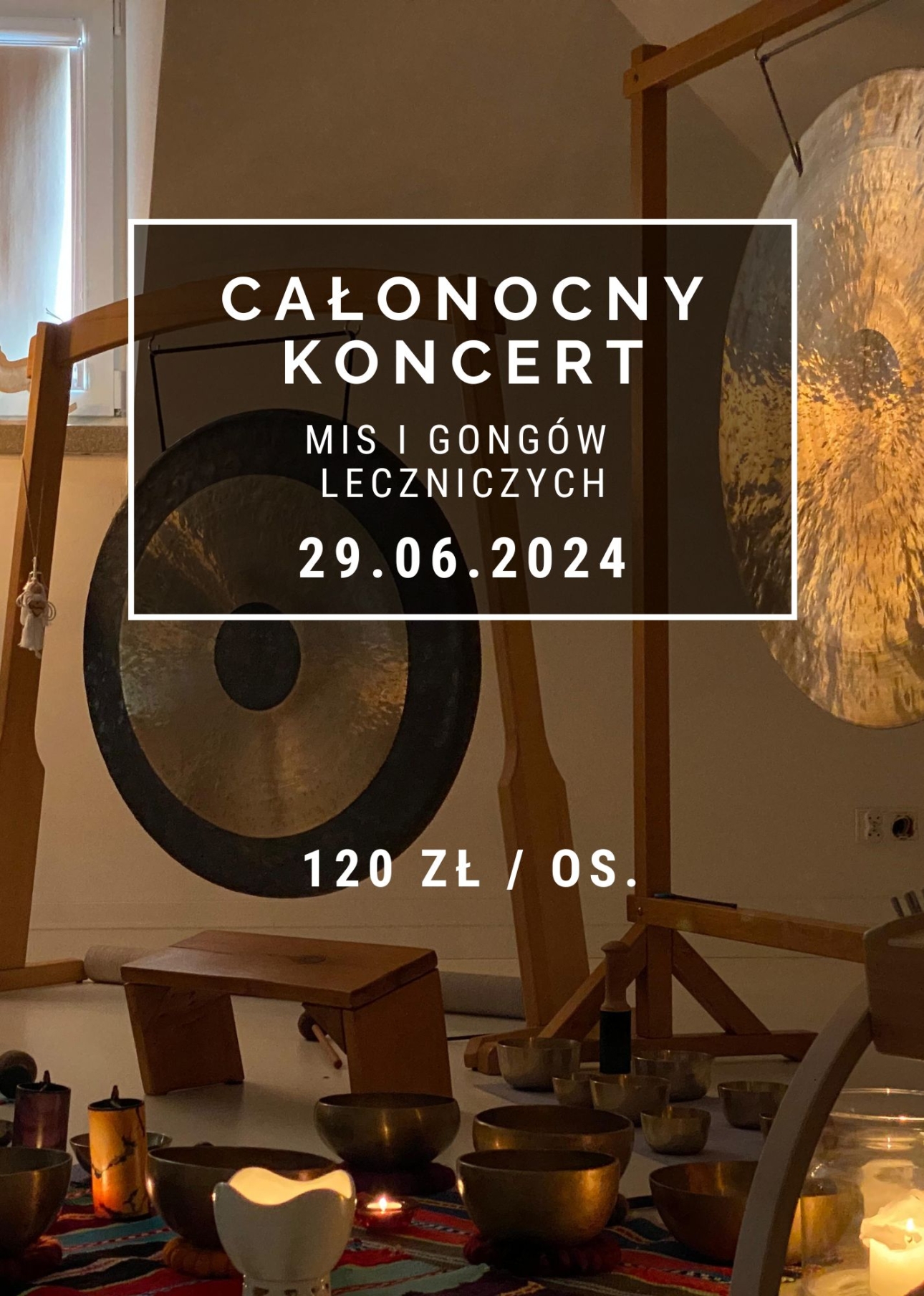 Zapraszamy na Magiczny Nocny Koncert Mis i Gongów!
